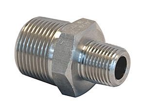 Stainless steel type 316L reducing nipple NPT