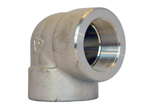 RVS 316L knie 90 gr bibi NPT 3000#
