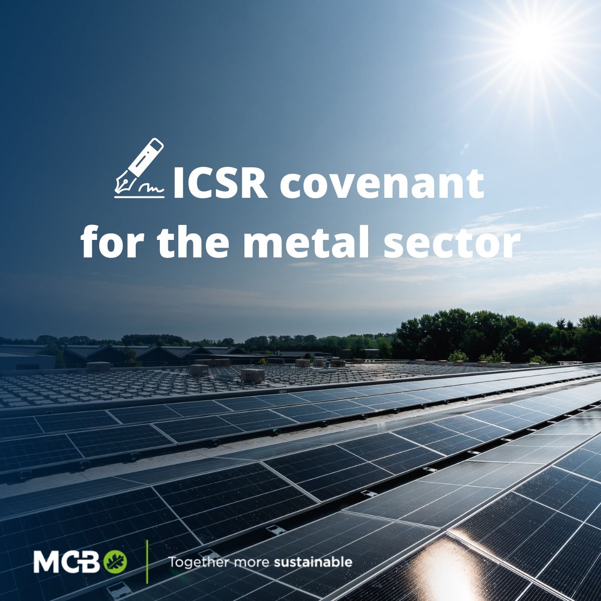 MCB signs CSR covenant for the metal sector